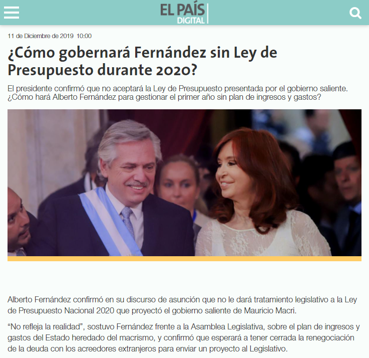 Imagen del diario El País